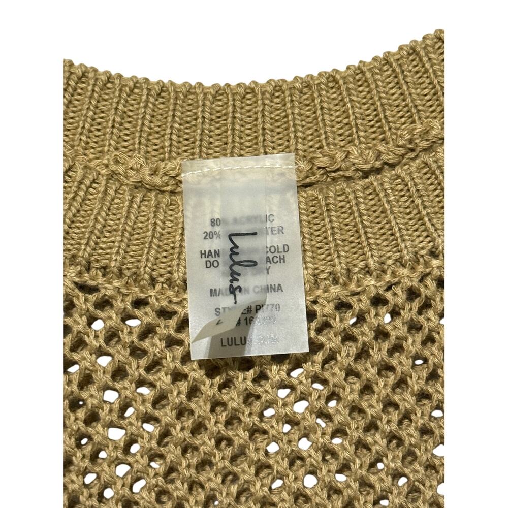 Sheath Midi Sweater Dress Loose Knit Tank - Picture 10 of 10